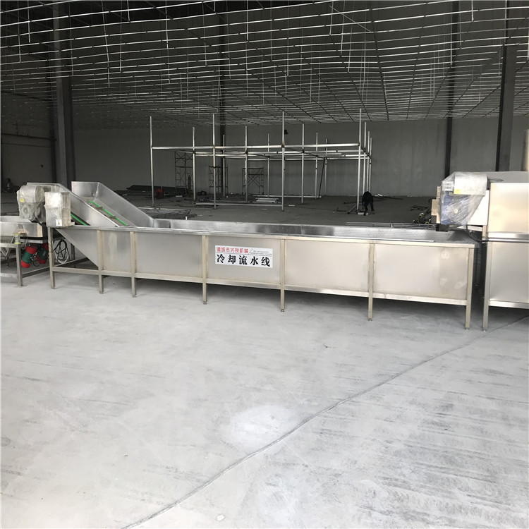 巴氏滅菌、冷卻、烘干流水線